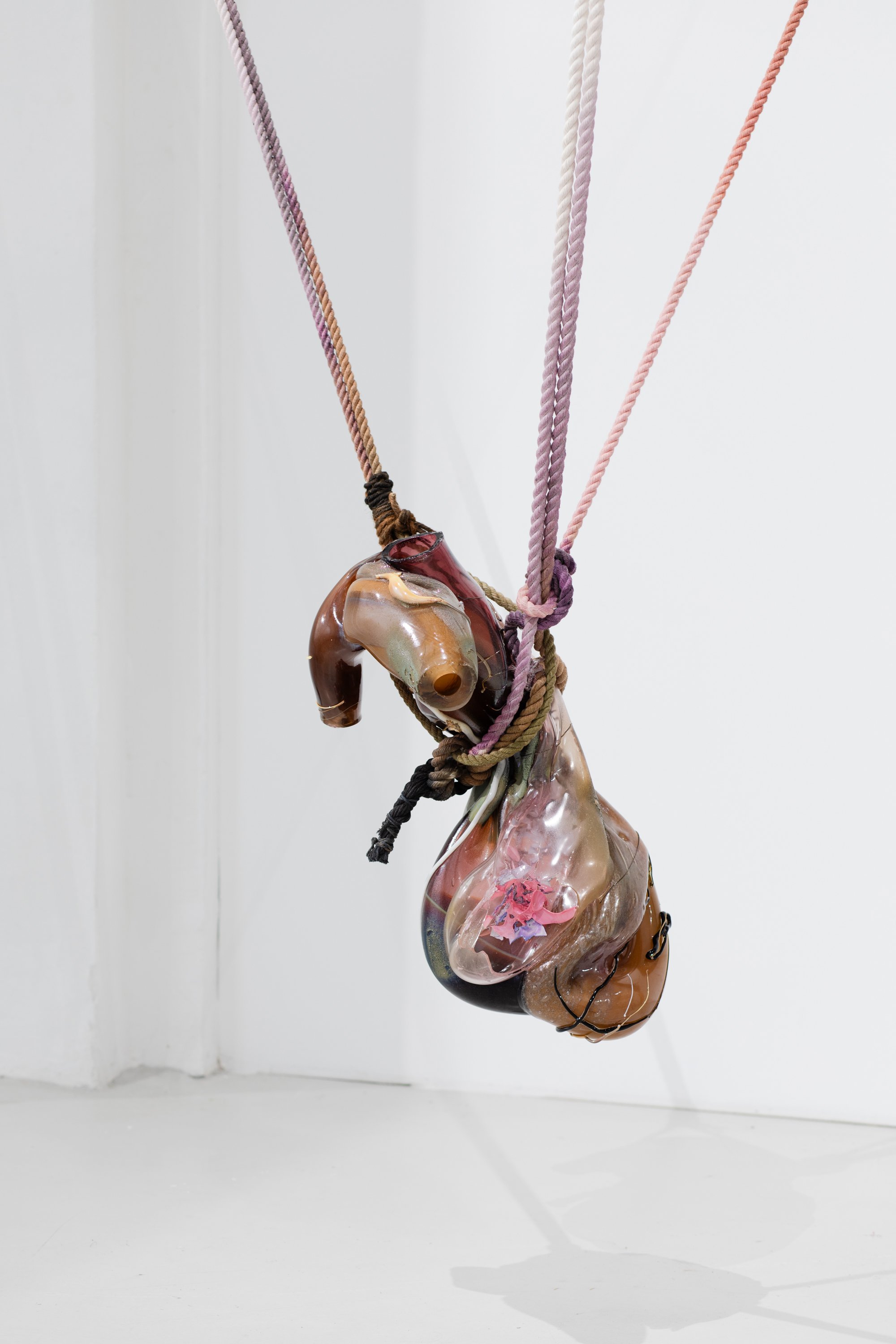 Installation view from the exhibition I'm Sorry, This Space Is Reserved at Nikolaj Kunsthal in 2024. Photo: Mads Holm