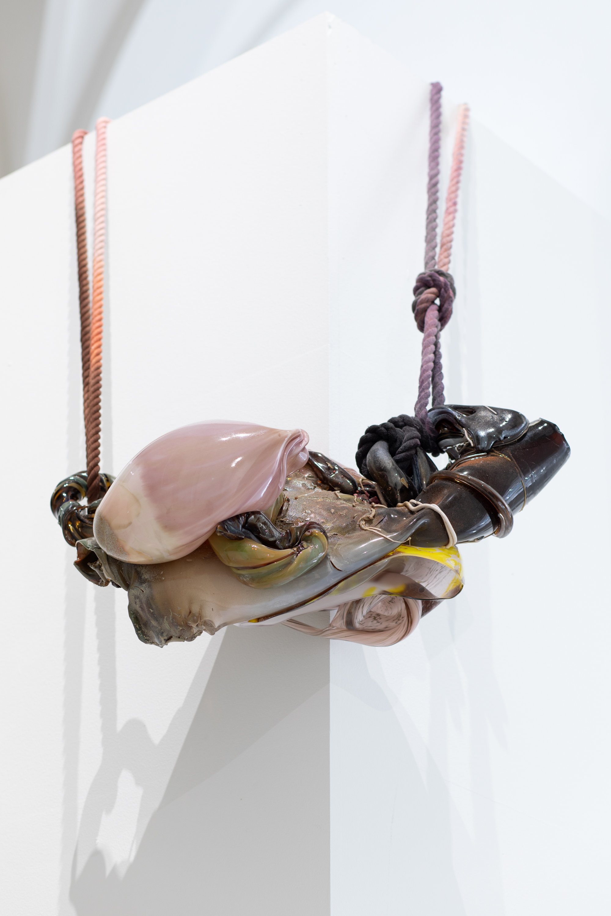Installation view from the exhibition I'm Sorry, This Space Is Reserved at Nikolaj Kunsthal in 2024. Photo: Mads Holm